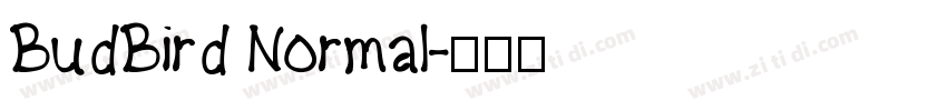 BudBird Normal字体转换